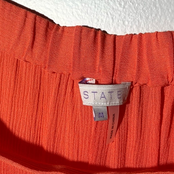 1. State Off The Shoulder Poppy Petal Blouse - Picture 6 of 7